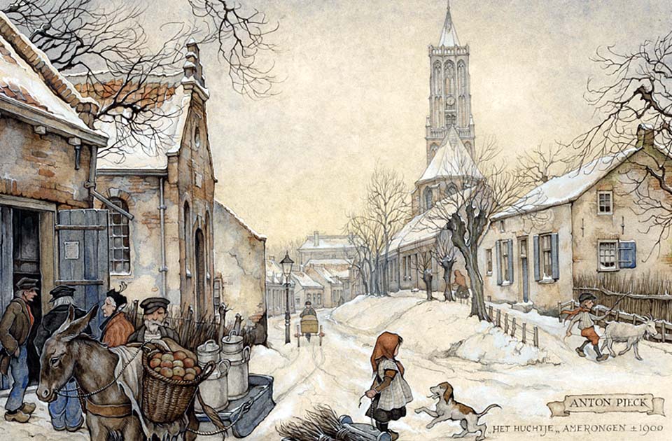 peinture de Anton Pieck