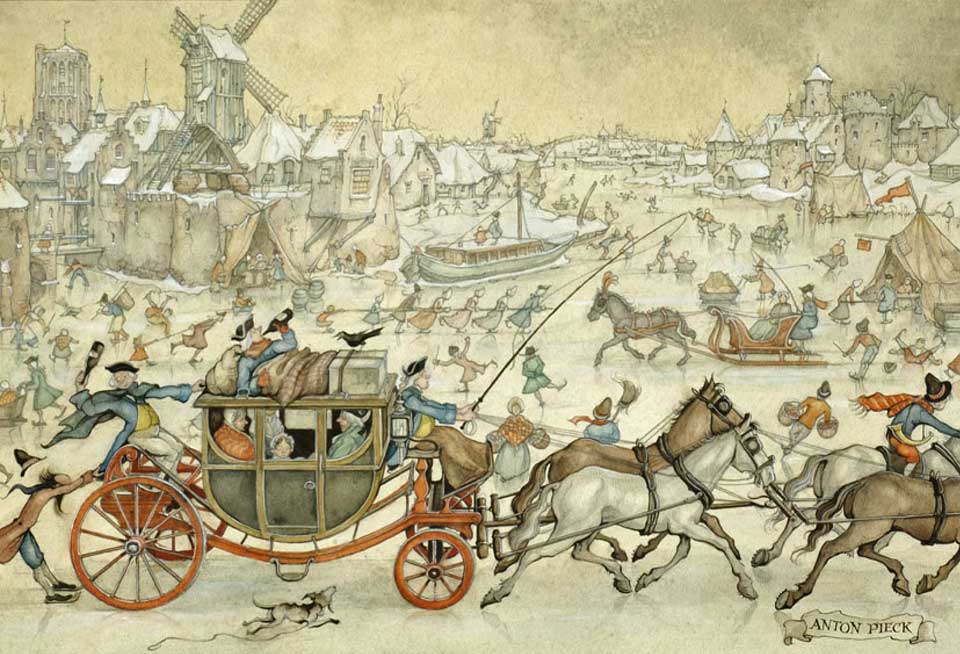 peinture de Anton Pieck