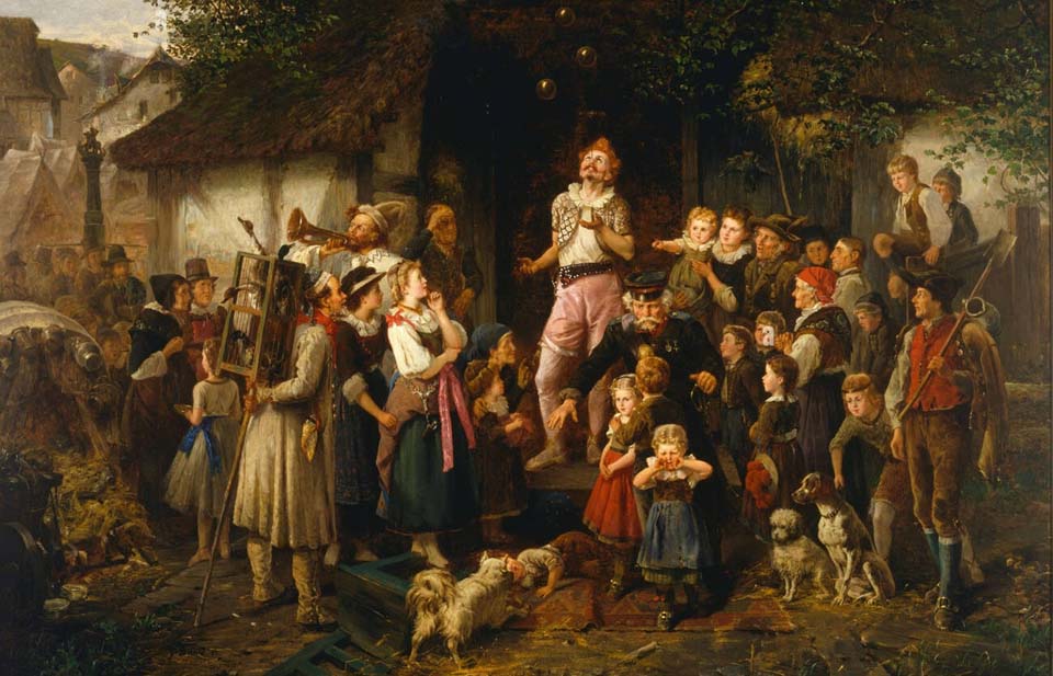 The juggler - A village fair