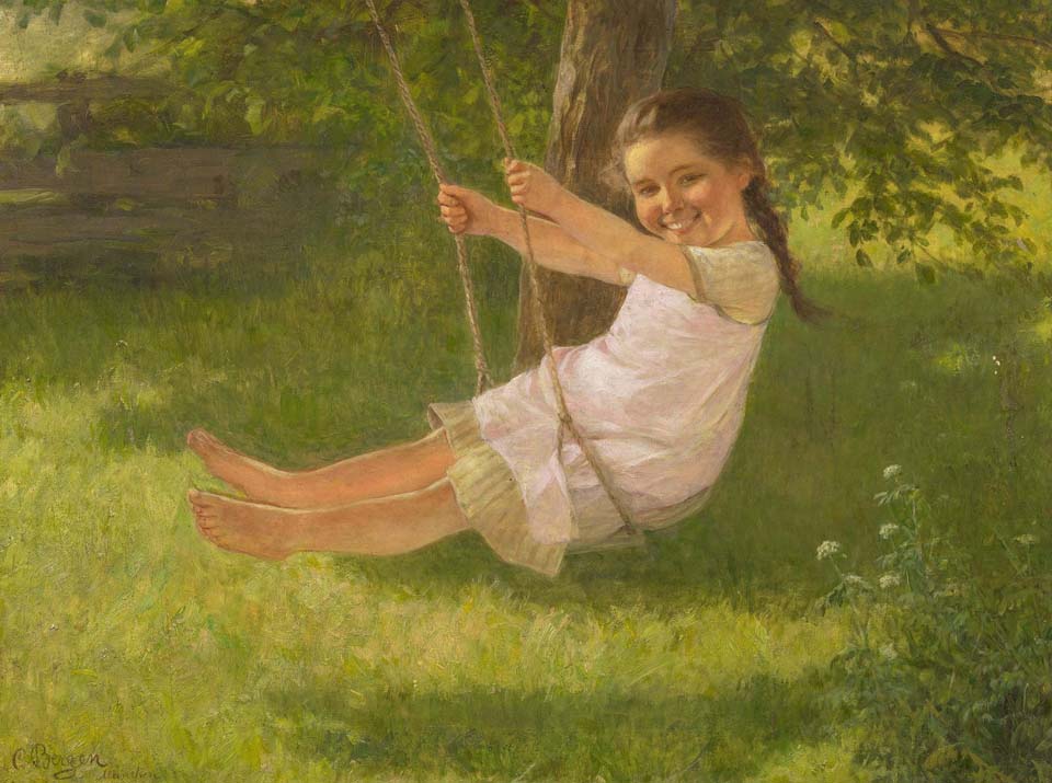 Girl on the swing