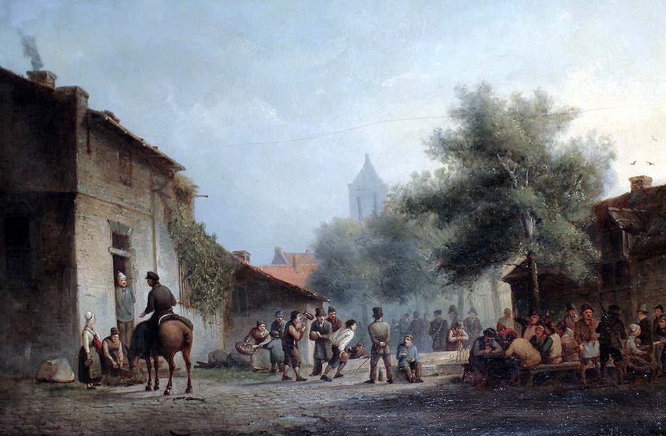 Village scene