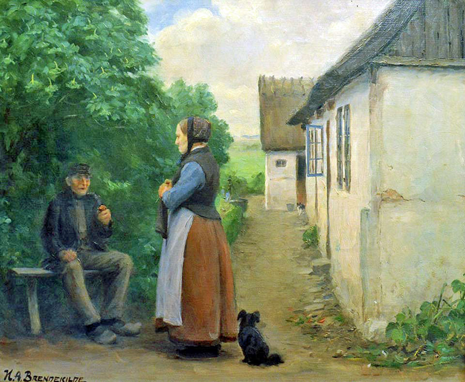 Peasant couple