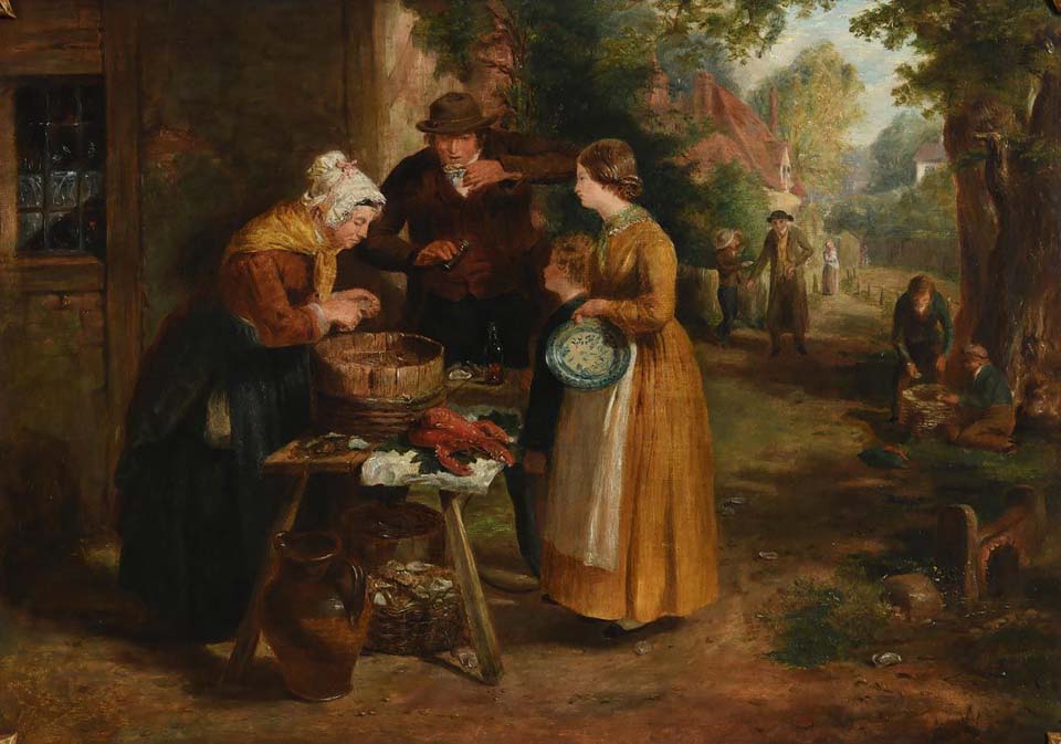 The oysters seller