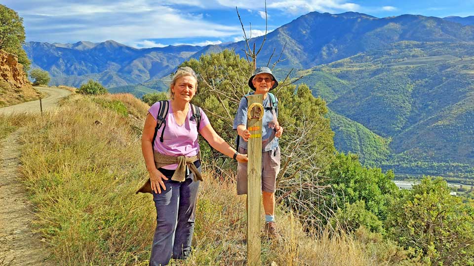 Pascale et Fernande sur la fin du chemin