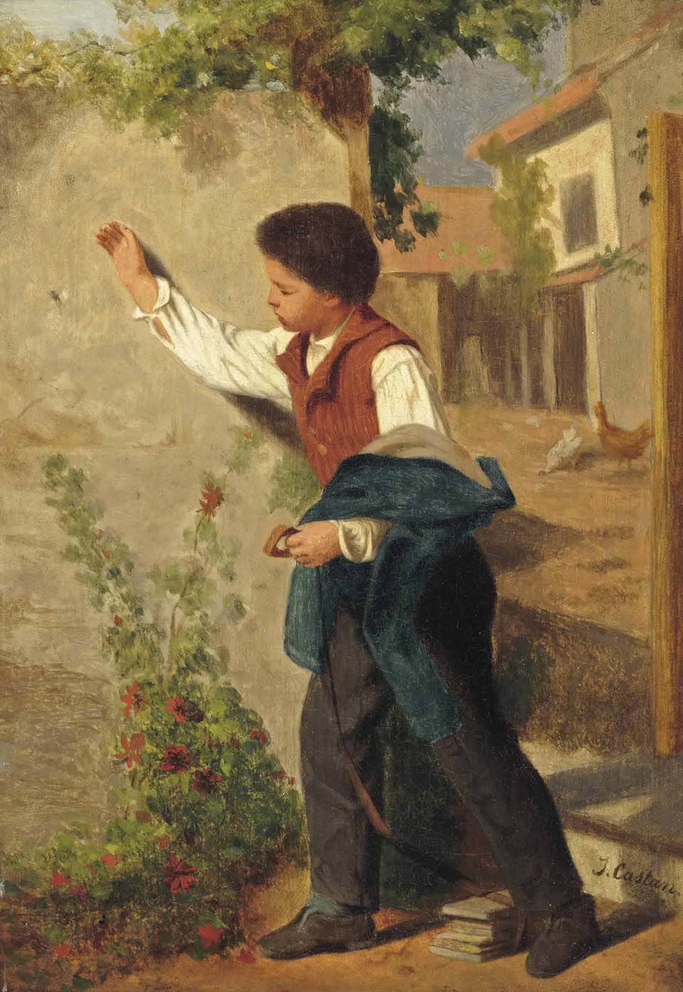 The young schoolboy - the fly catcher