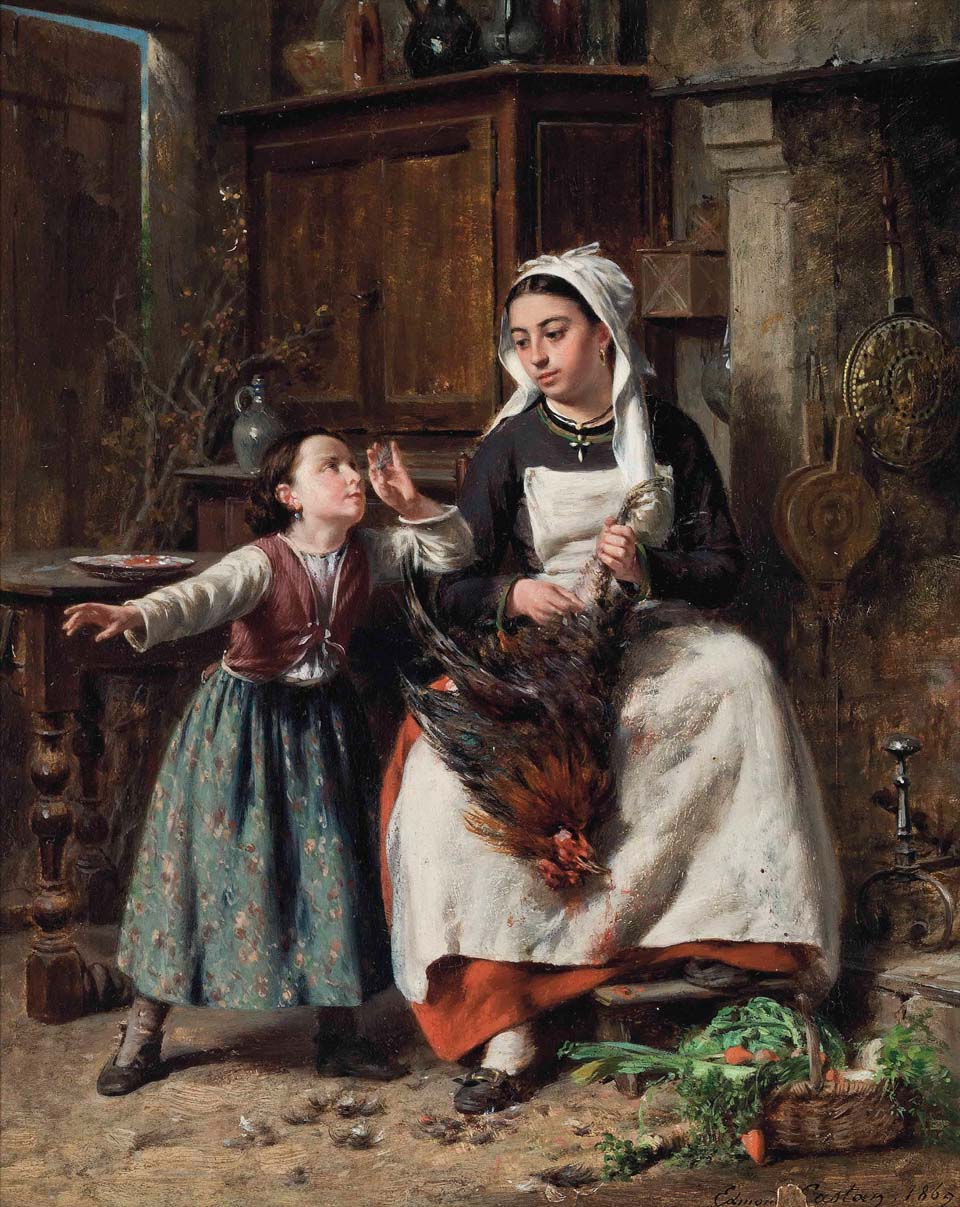 Helping mother