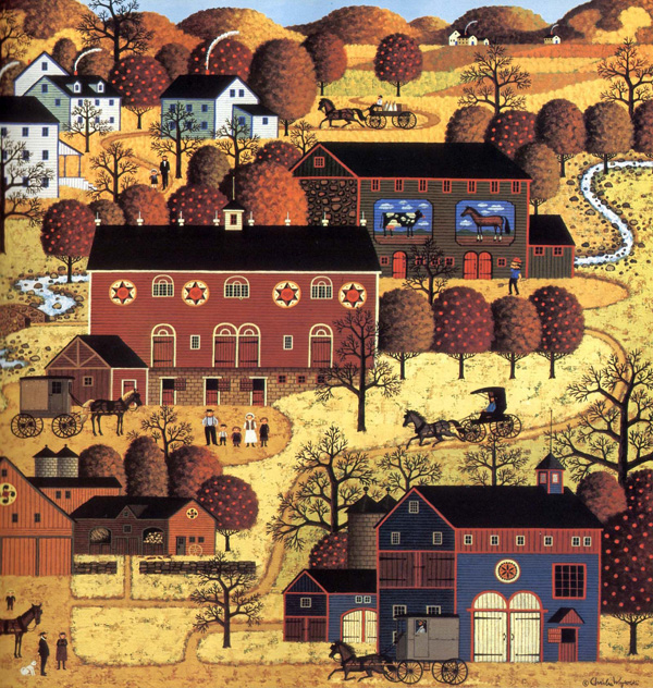 peinture de Charles Wysocki