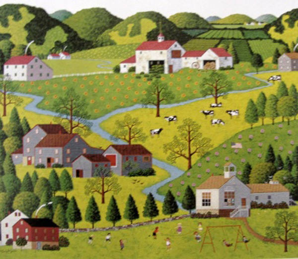 peinture de Charles Wysocki