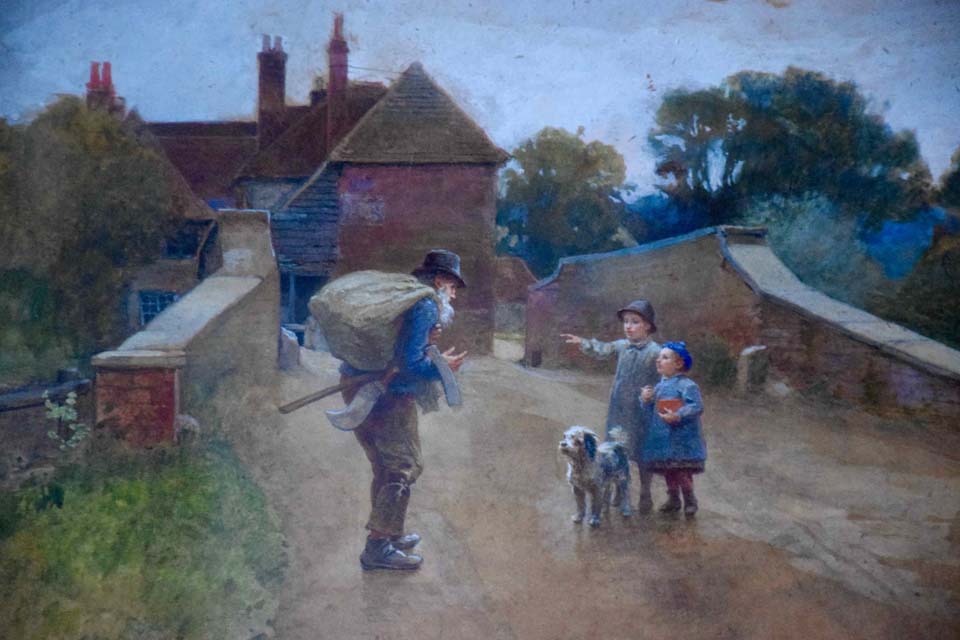 A vagabond with two children