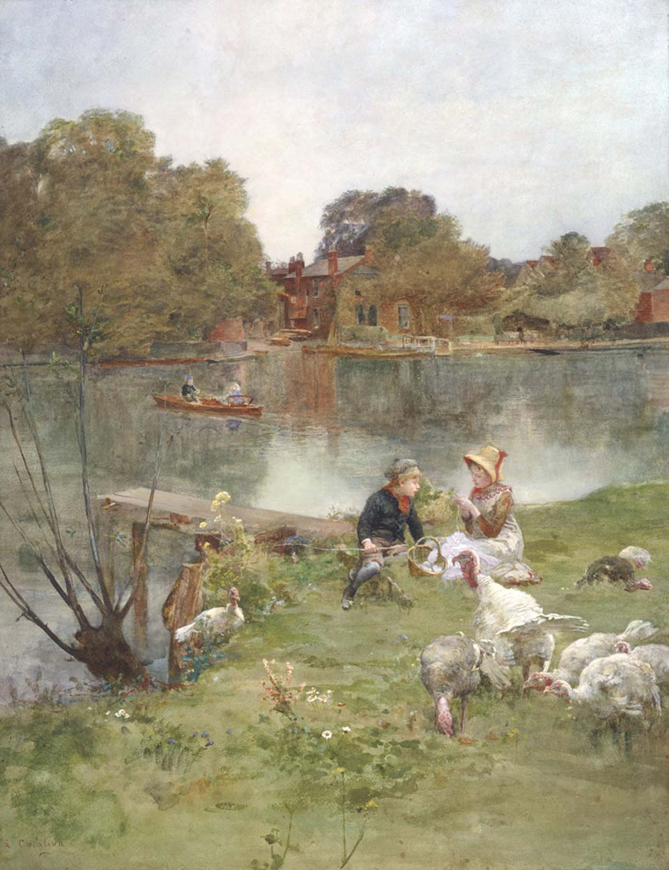 By the lake