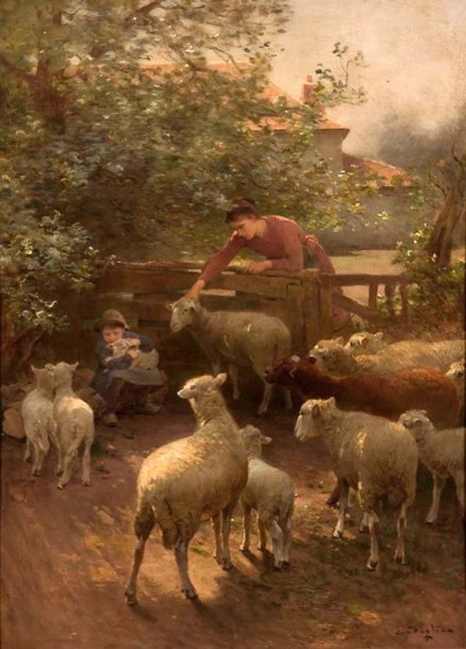 The young shepherdess