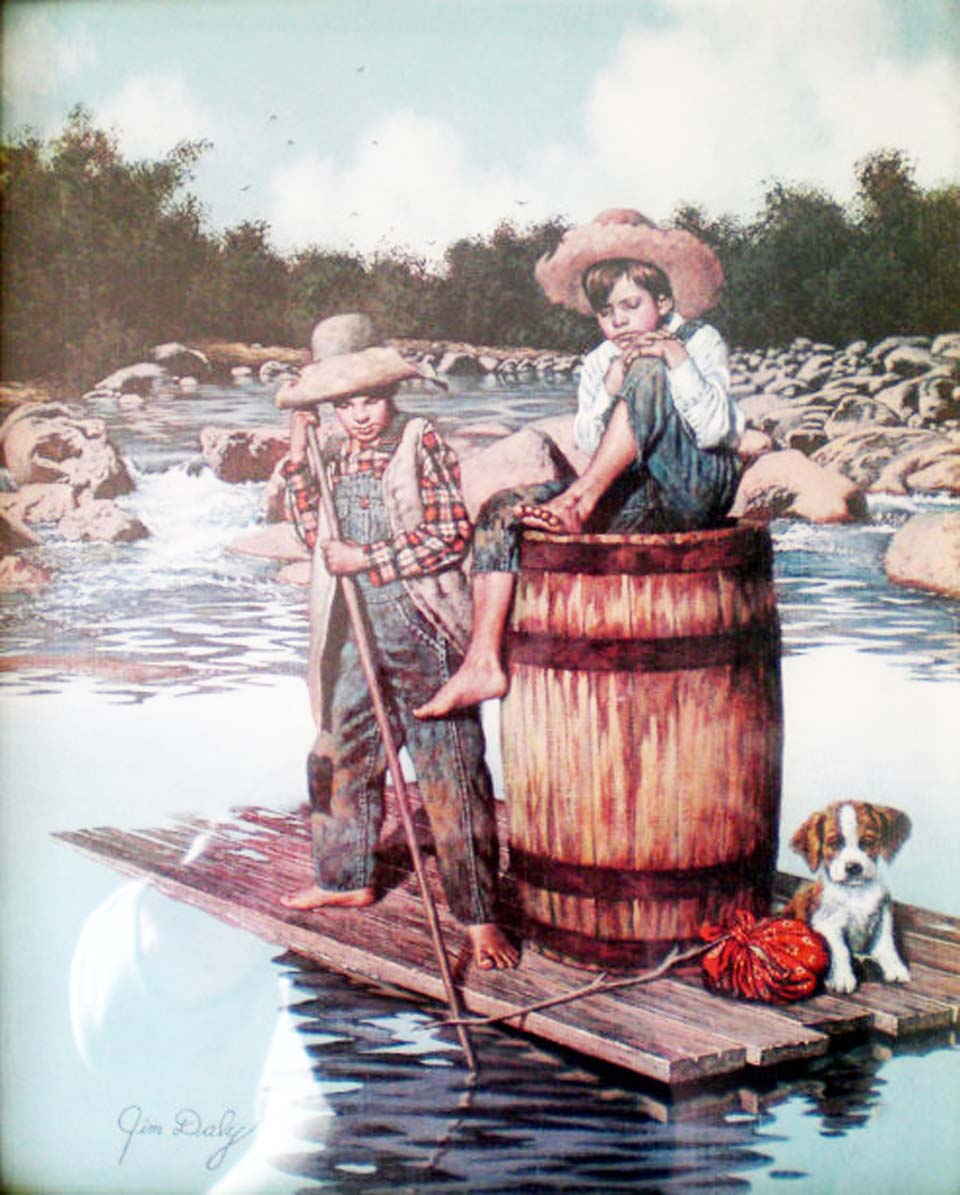 Tom Sawyer and Huckleberry Finn