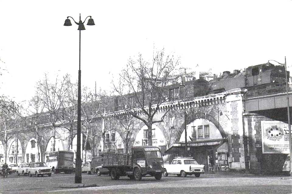 le viaduc avenue Daumesnil en 1967