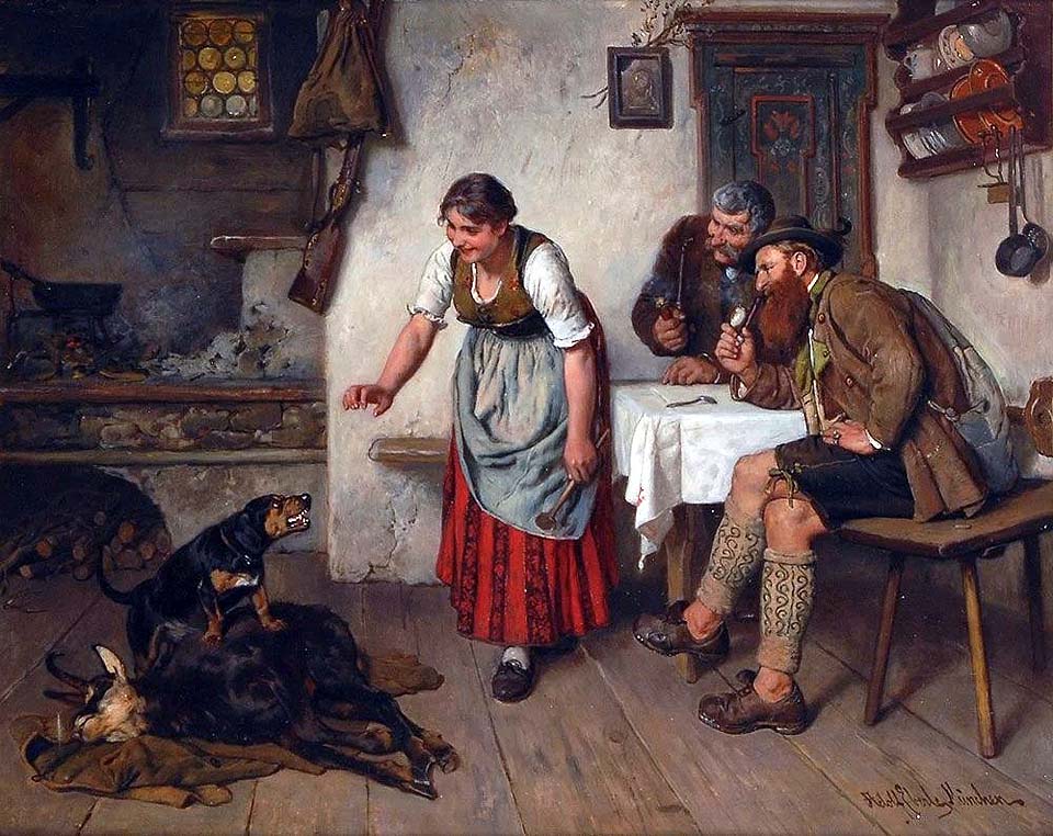 Return from the hunt