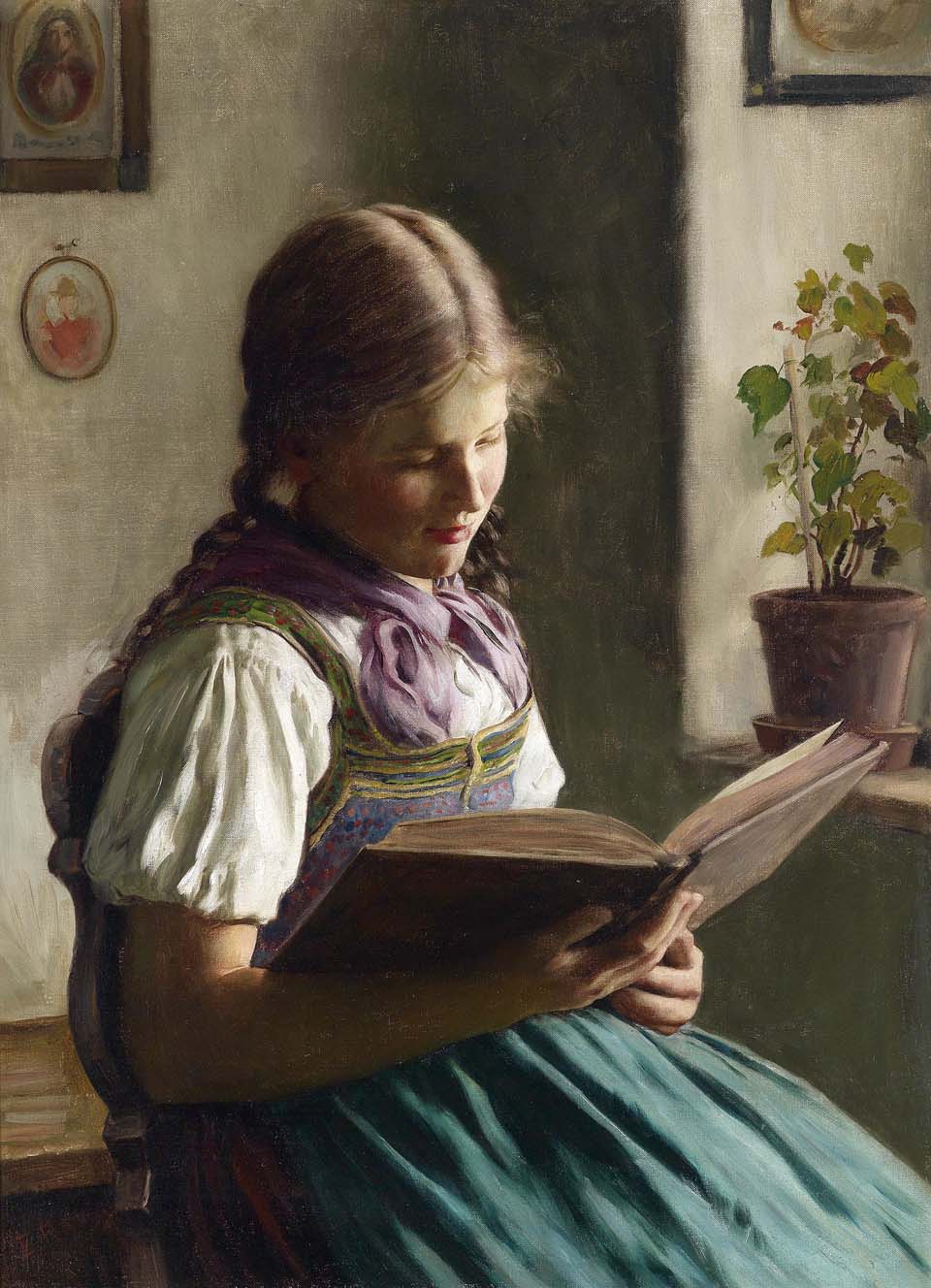 Girl reading