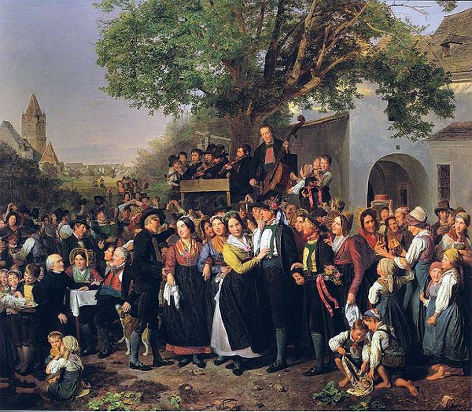 Peasant wedding in Lower Austria