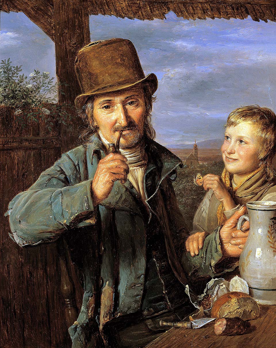 The day laborer with his son