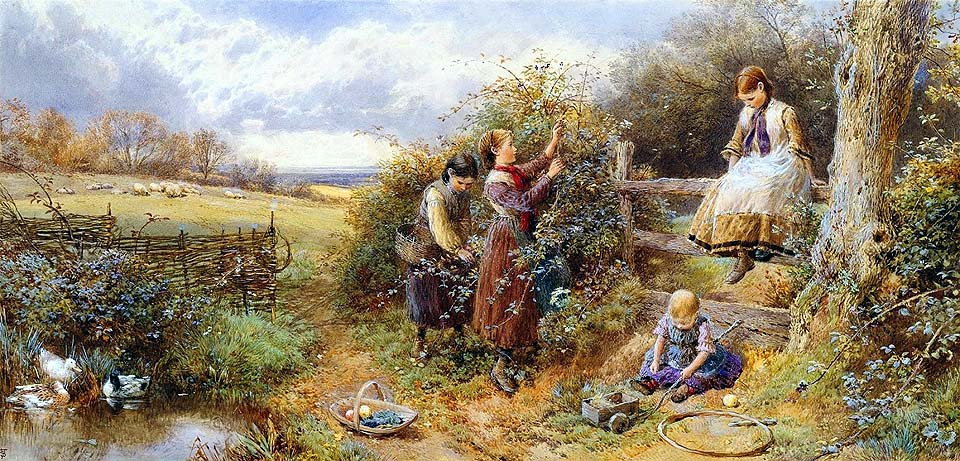 The blackberry gatherers