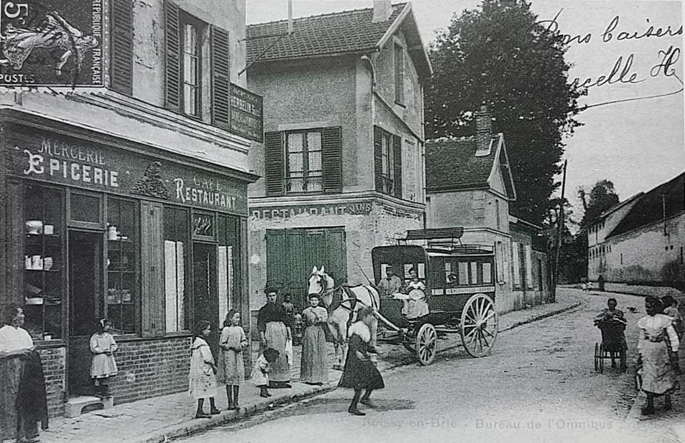 Roissy auberge et omnibus Herbelin Roissy-gare d'Emerainville