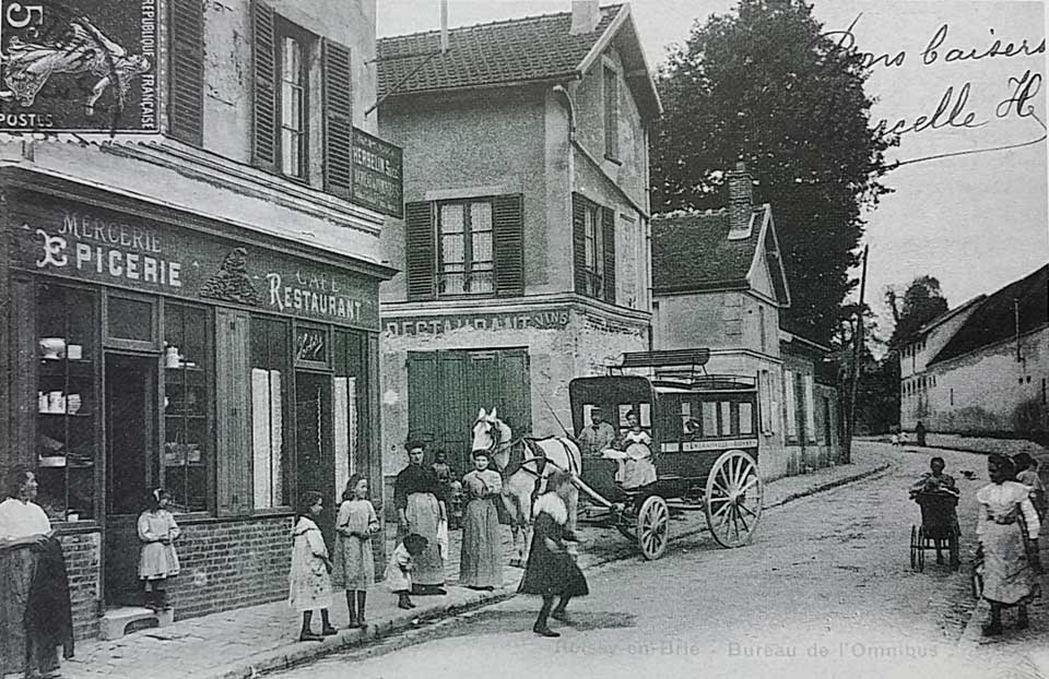 Roissy auberge et omnibus Herbelin Roissy-gare d'Emerainville