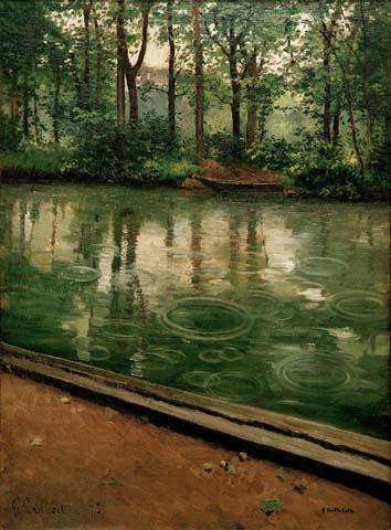 L'Yerres effet de pluie - 1875