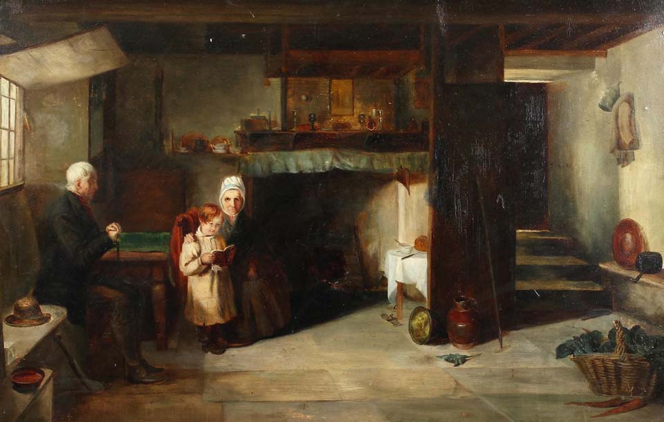 A kitchen interior