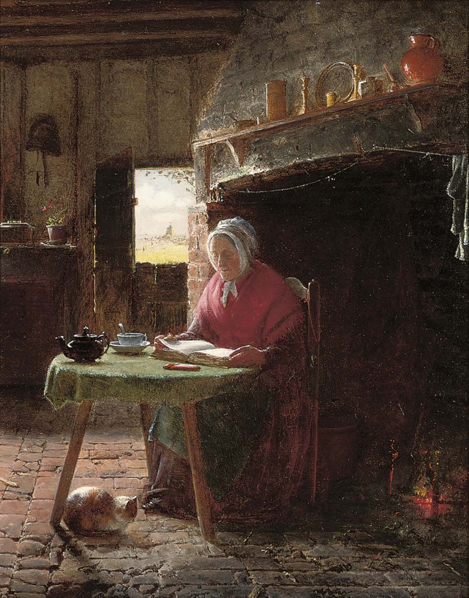 Woman reading