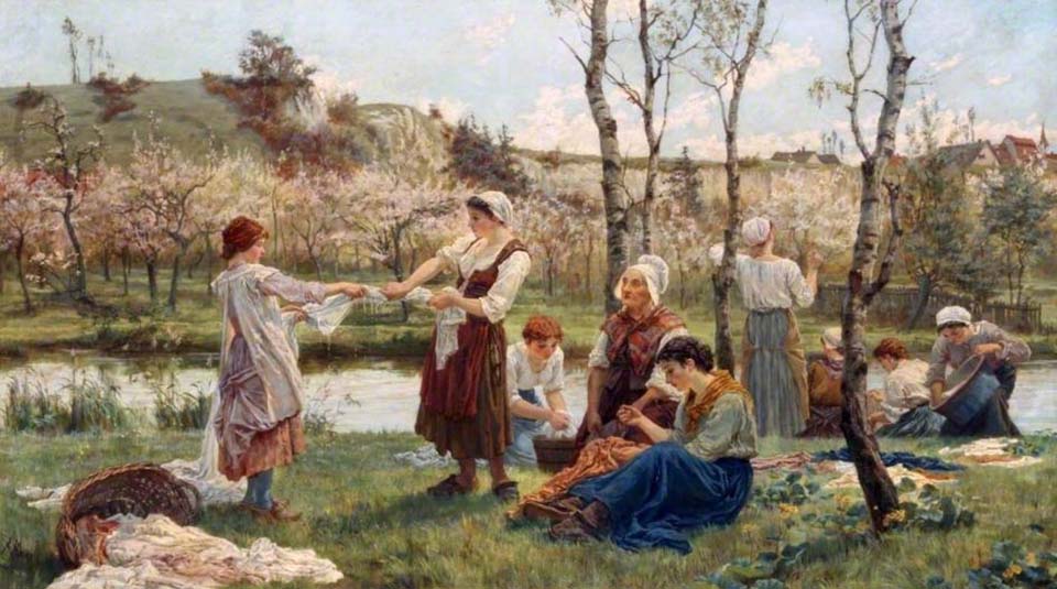 Blanchisseuses - What, no soap ?
