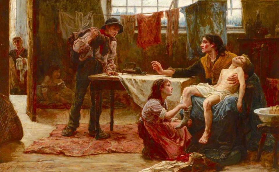 The sick child