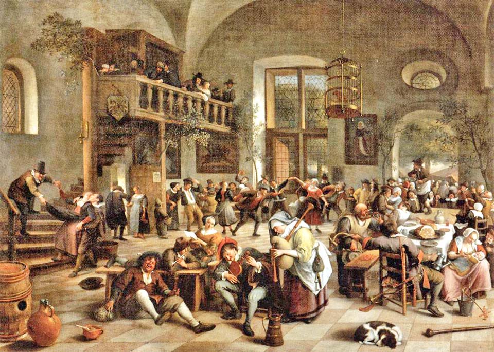 Fête dans une auberge - 1674