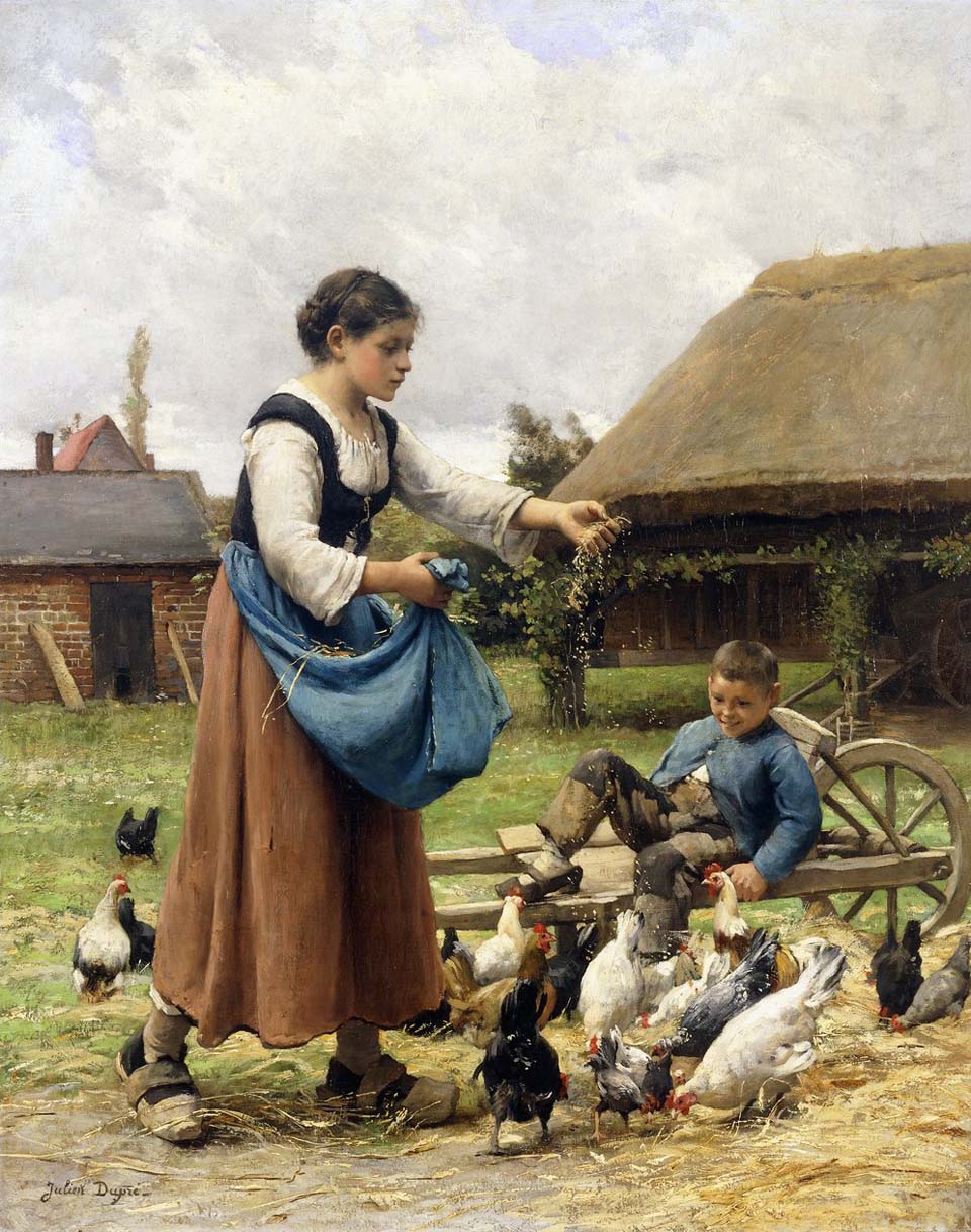 In the farmyard