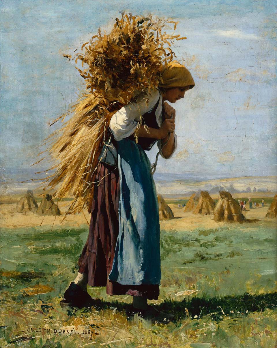 In the fields