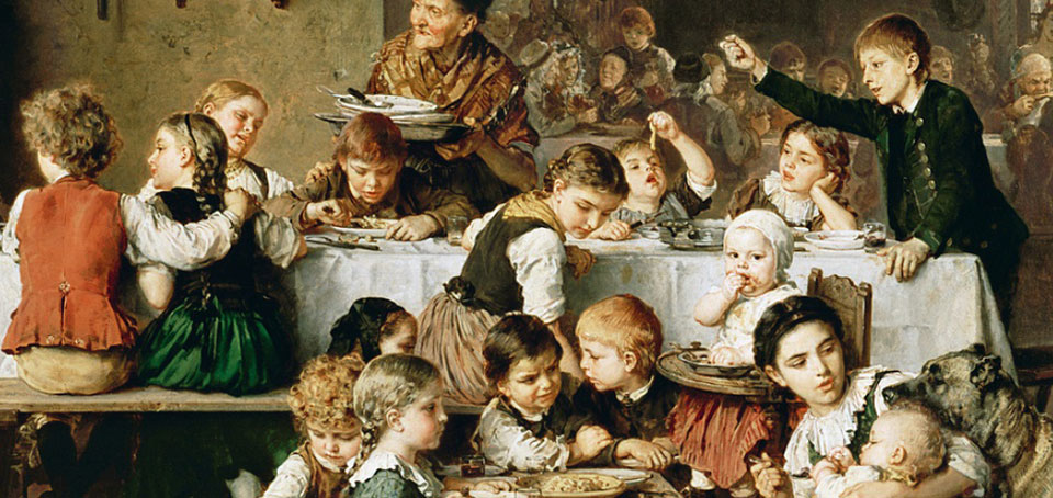 A children's party - detail