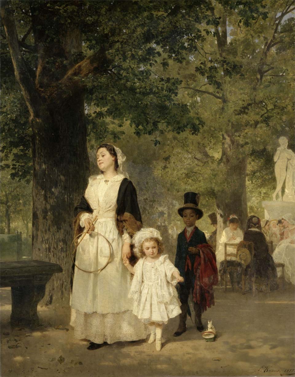 Promenade in the Tuileries gardens