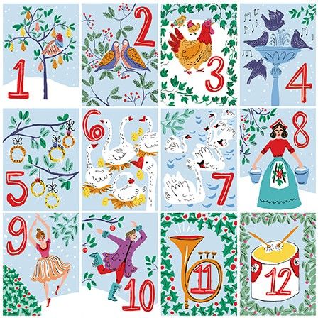 Les 12 jours de Nol - The twelve days of Christmas