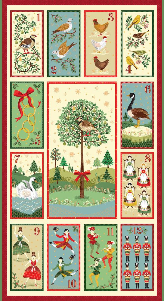 Les 12 jours de Nol - The twelve days of Christmas