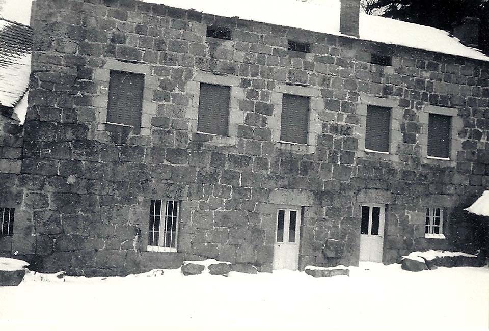 la maison de ma mère en décembre 1961