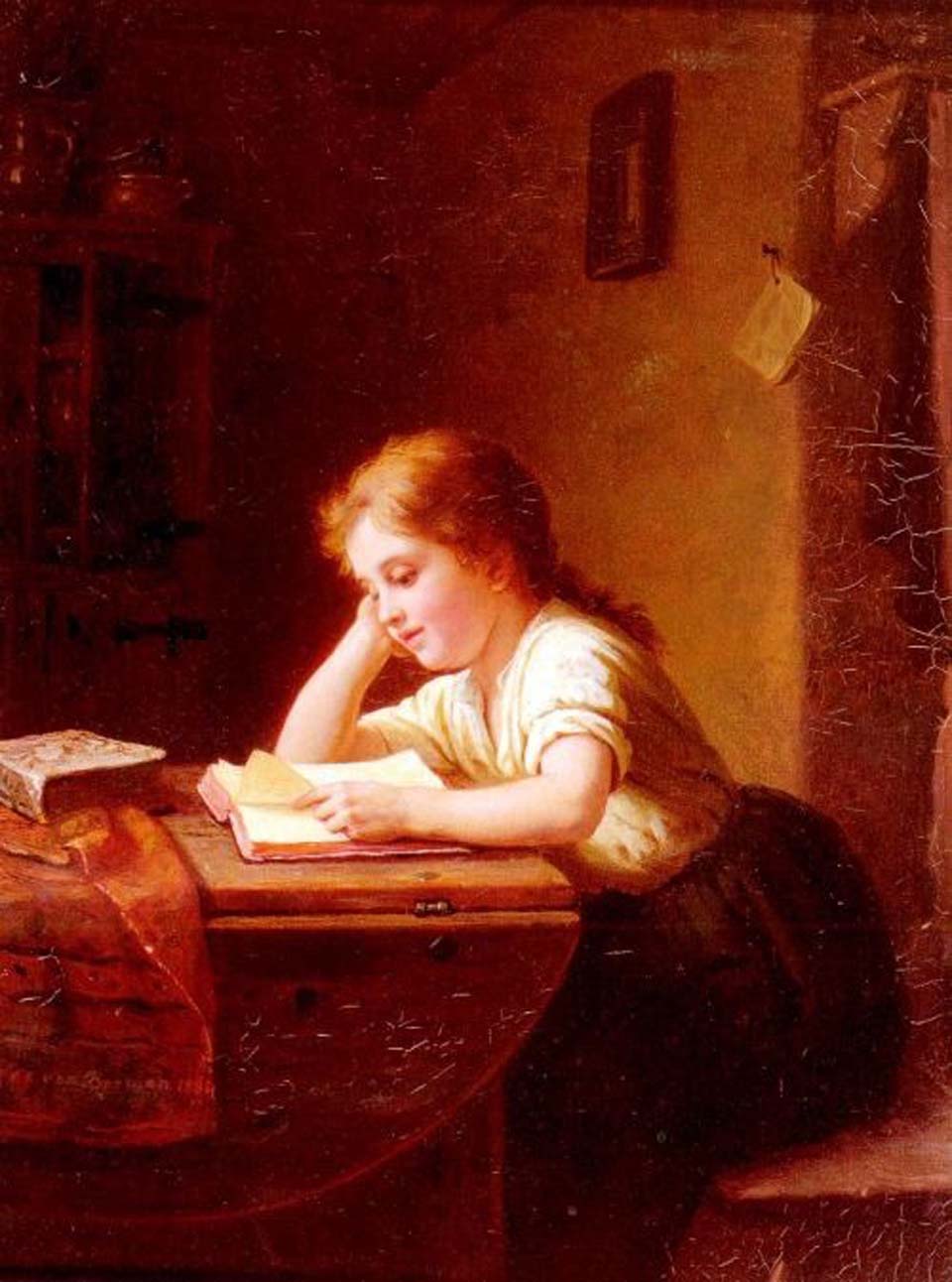 Young girl reading - 2
