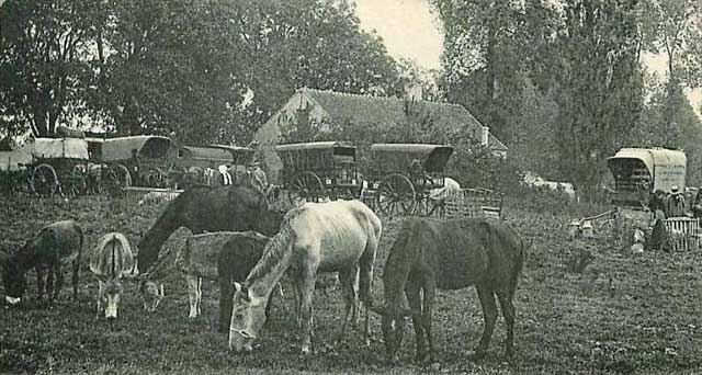 La foire de Monthéty en 1910