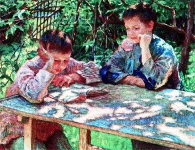 peinture de Nikolaï Bogdanov-Belski
