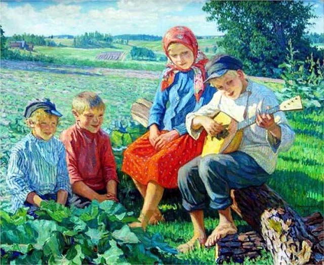 peinture de Nikolaï Bogdanov-Belski