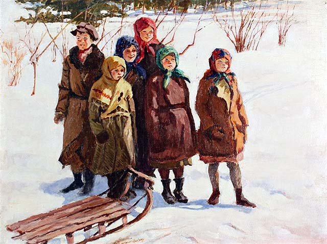 peinture de Nikolaï Bogdanov-Belski