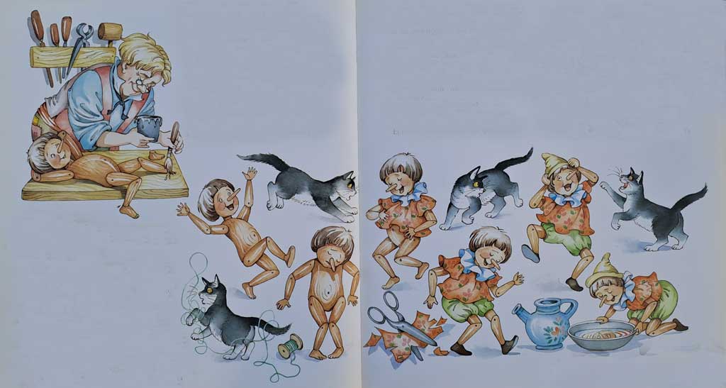 Pinocchio illustré par Monique Gorde