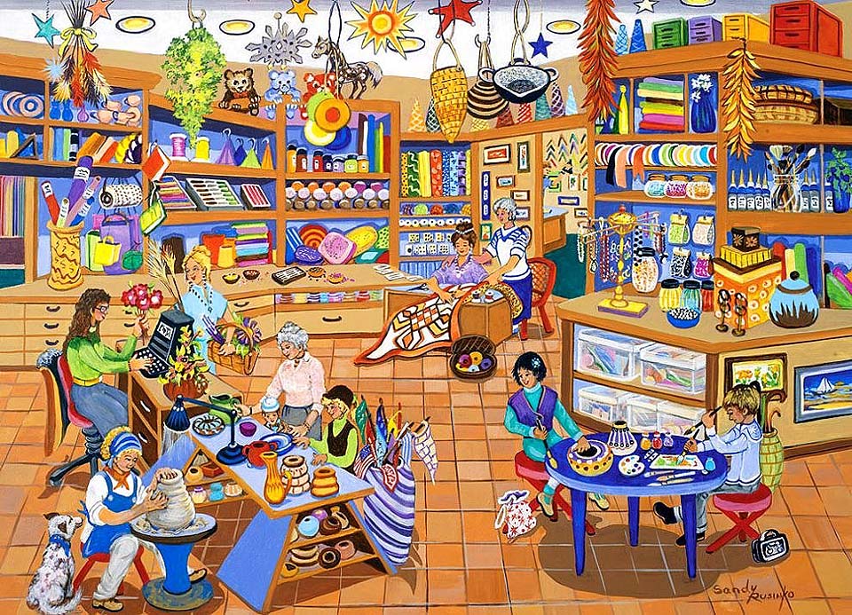 peinture de Sandy Rusinko