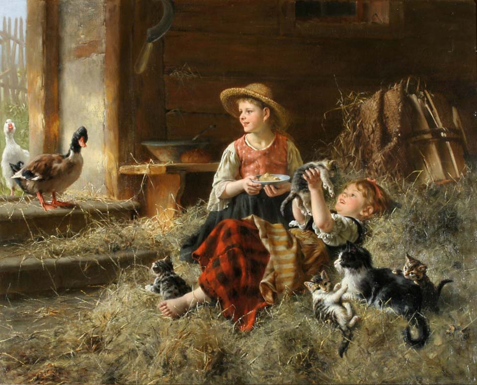 Calling on farmyard friends