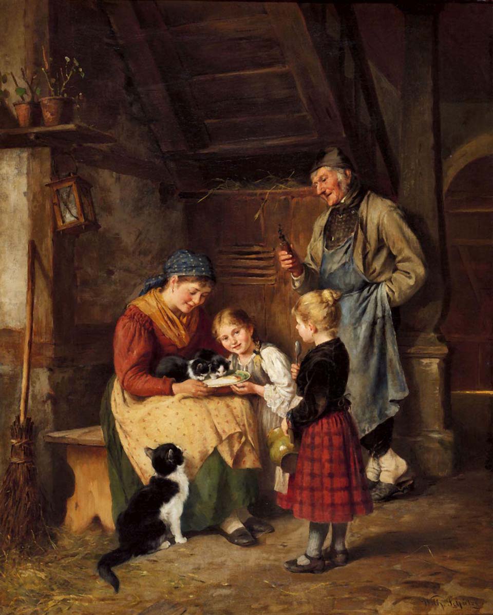 The young kittens