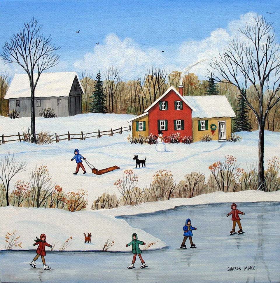 Skating at the farm