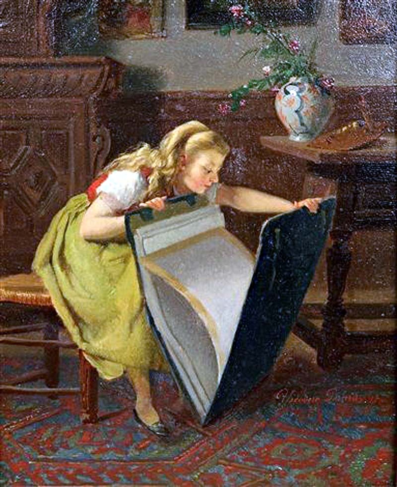 The young art lover