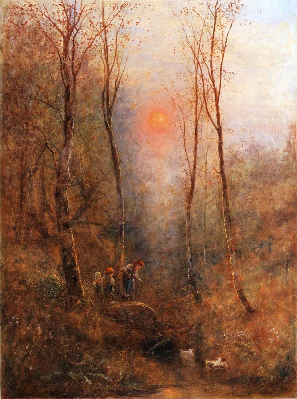 Children in a wood