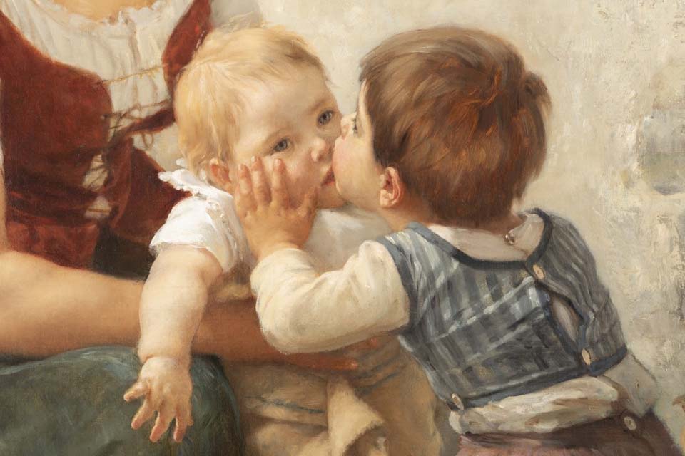 The kiss - detail